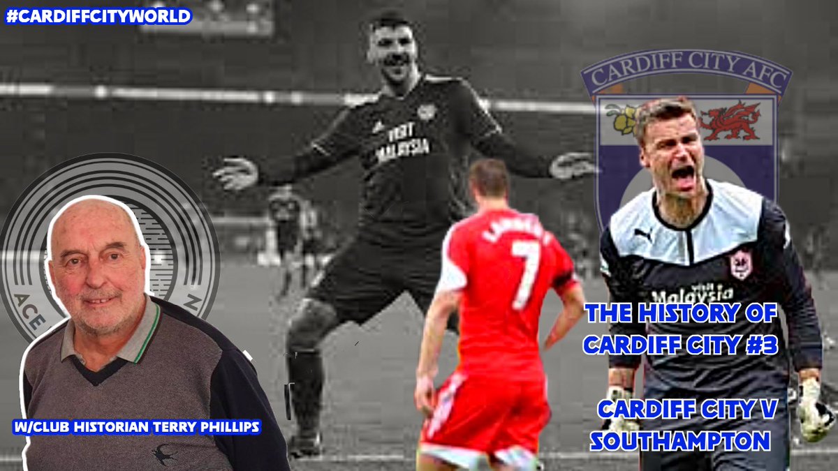 Tonight 8pm new episode of the History of #CardiffCity as @CardiffCityFC historian @ElTelPhillips takes us through the history of #Cardiff vs #Southampton Check it out on #CardiffCityWorld Youtube channel #CCFC #Bluebirds #EFL #Championship #Soton