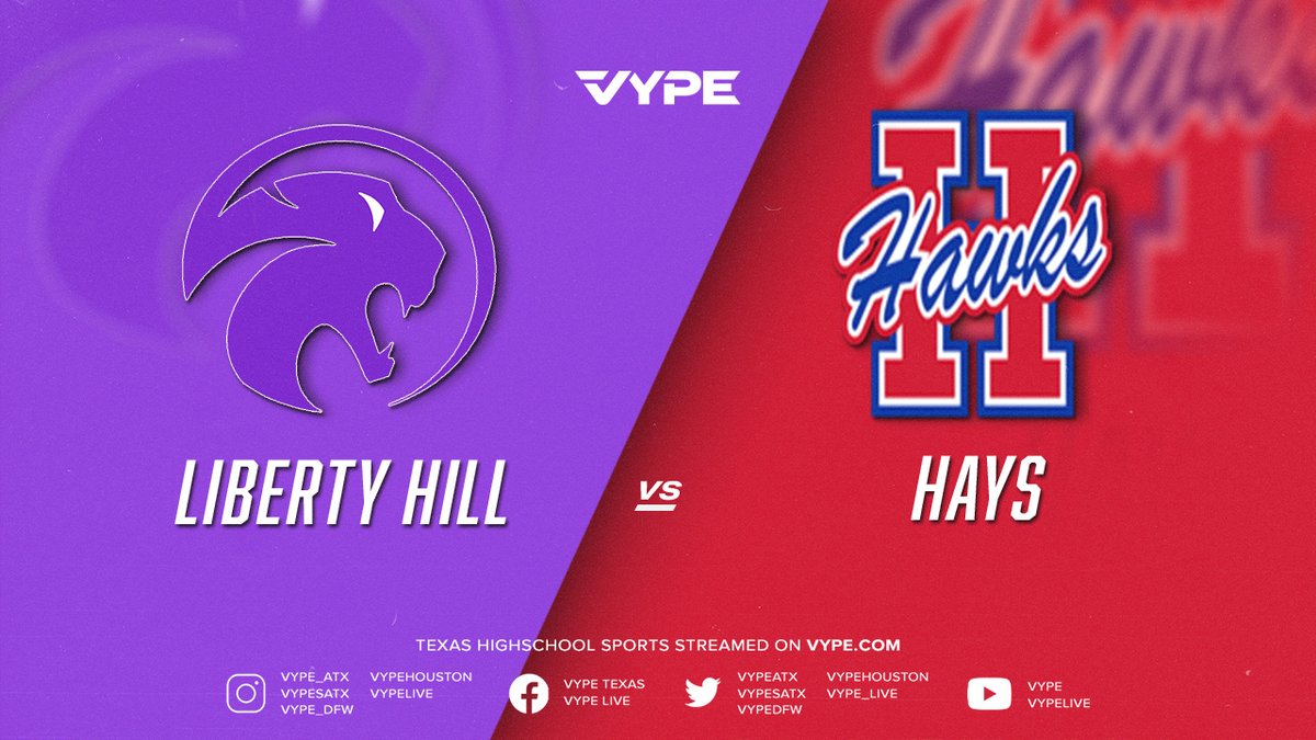 WATCH TONIGHT - Baseball: Liberty Hill vs. Hays @vypeatx @LibertyHillBB @LibertyHillHS @Hawk_Hardball @GOHAYSHAWKS @Hays_Hawks vype.com/7pm-baseball-l…