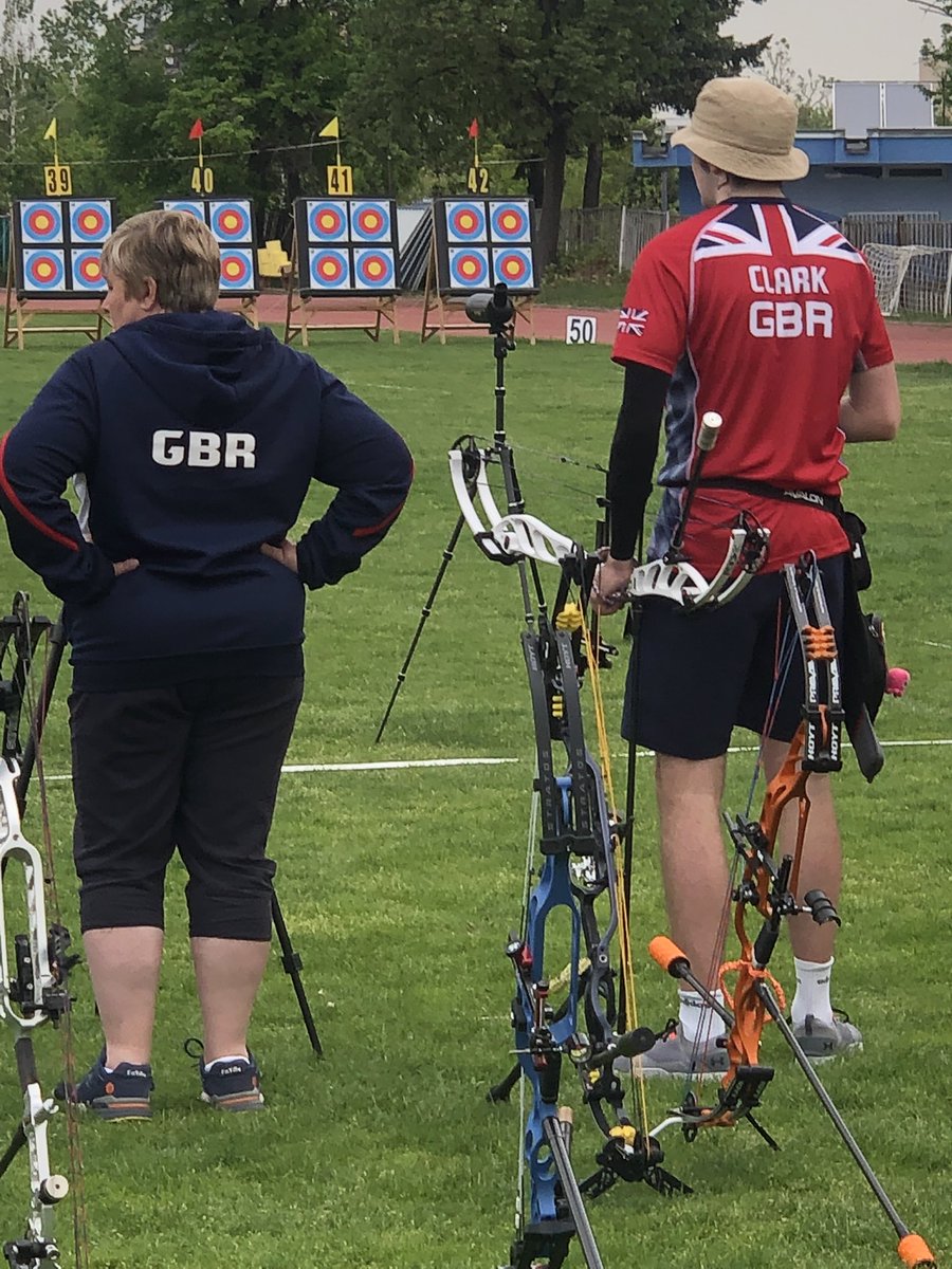 realianclark's tweet photo. Fin C shot amazing today in qual at the European Youth Cup in Sofia, Bulgaria - new PB 698/720 (GB senior team qualifying score) and ranked 4th place. Team matches Wed and individual matches on Thurs. 

@ConsortiumTrust @WolfretonSport @WolfretonSch @HessleHigh @CottinghamHigh https://t.co/Oi2JvpinfE