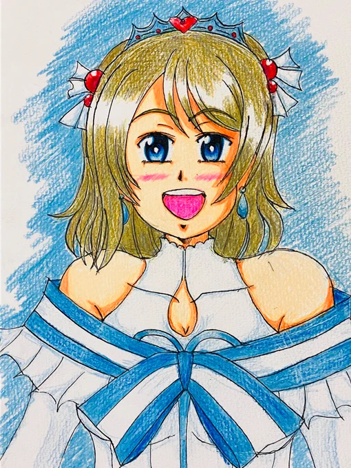曜ちゃん誕生日おめでとう!!曜ちゃんといえばやはり恋アクかなという事で恋アク衣装でお祝い絵。#渡辺曜生誕祭2024#渡辺曜誕生祭2024 