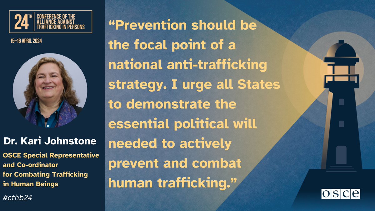 osce_cthb's tweet image. #CTHB24 @OSCE #SRJohnstone Closing Remarks #politicalwill