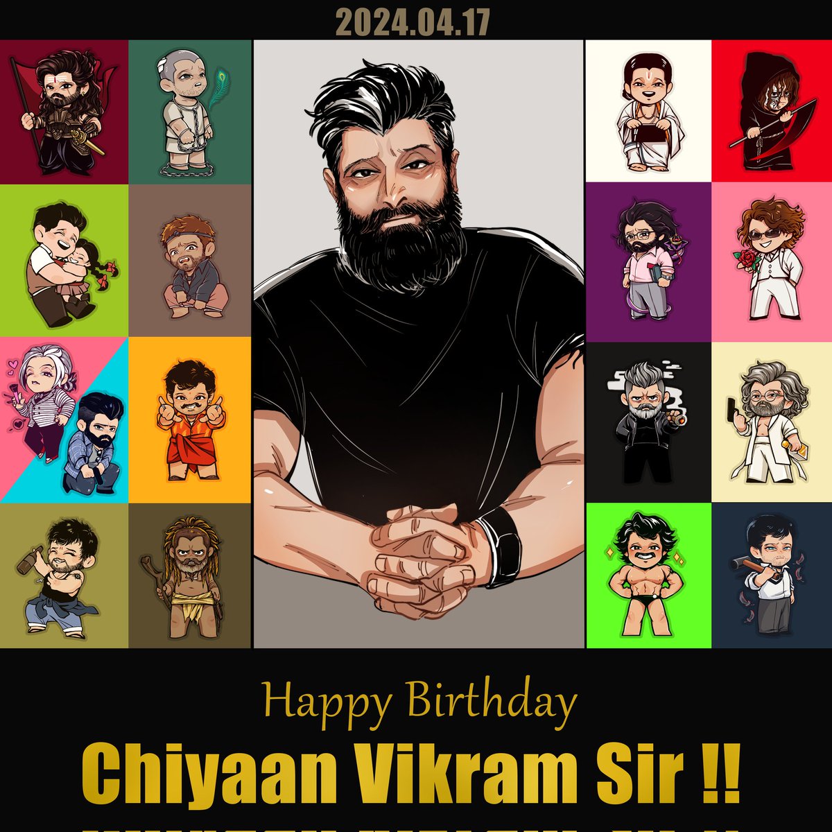 coffeexgokugoku's tweet photo. 🎉Happy Birthday Chiyaan Vikram Sir!!!!!🎉🎊🎂🎊🎉❤️‍🔥❤️‍🔥❤️‍🔥❤️‍🔥❤️‍🔥💐💐💐💐❤️‍🔥❤️‍🔥❤️‍🔥❤️‍🔥❤️‍🔥
#HBDヴィクラム
#HappyBirthdayChiyaan2024 https://t.co/2MuQEKpj67
