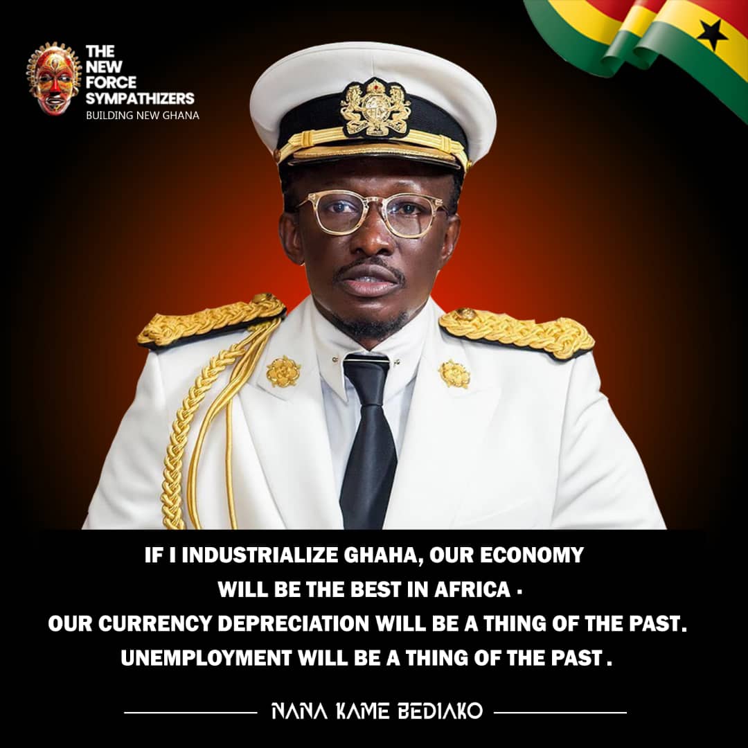 If I industrialized Ghana;

🩸Our economy will be the best in Africa 

🩸Our currency depreciation will be a thing of the past 

🩸Unemployment will be a thing of the past ; #Vote Nana kwame Bediako for a New Ghana 

Mbappe #Dumsor jailed MASLOC Tech Junction #HenryFitz CEO