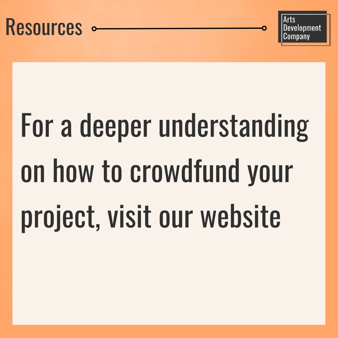 Ready to kickstart your project with crowdfunding? Read our latest post written by @ChristinaPoult on how to crowdfund your project. The post focuses on understanding crowdfunding, building your crowd and planning your promotions. Read the full post here theartsdevelopmentcompany.org.uk/resources/how-…