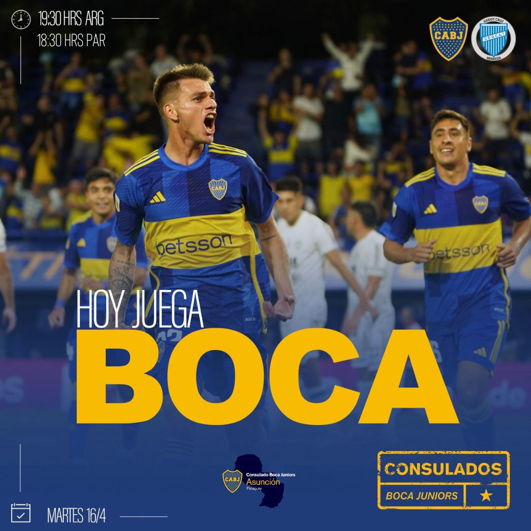 🥚🥚🥚 Boca Boca Boca

vs. Gody Cruz - 18.30 (Py)

#VamosBoca #Bocaesmundial #Bocaentodoslados #Bocademivida #ParaguayesdeBoca💙💛💙🇵🇾 #0descensos👻🅱️ 🐔