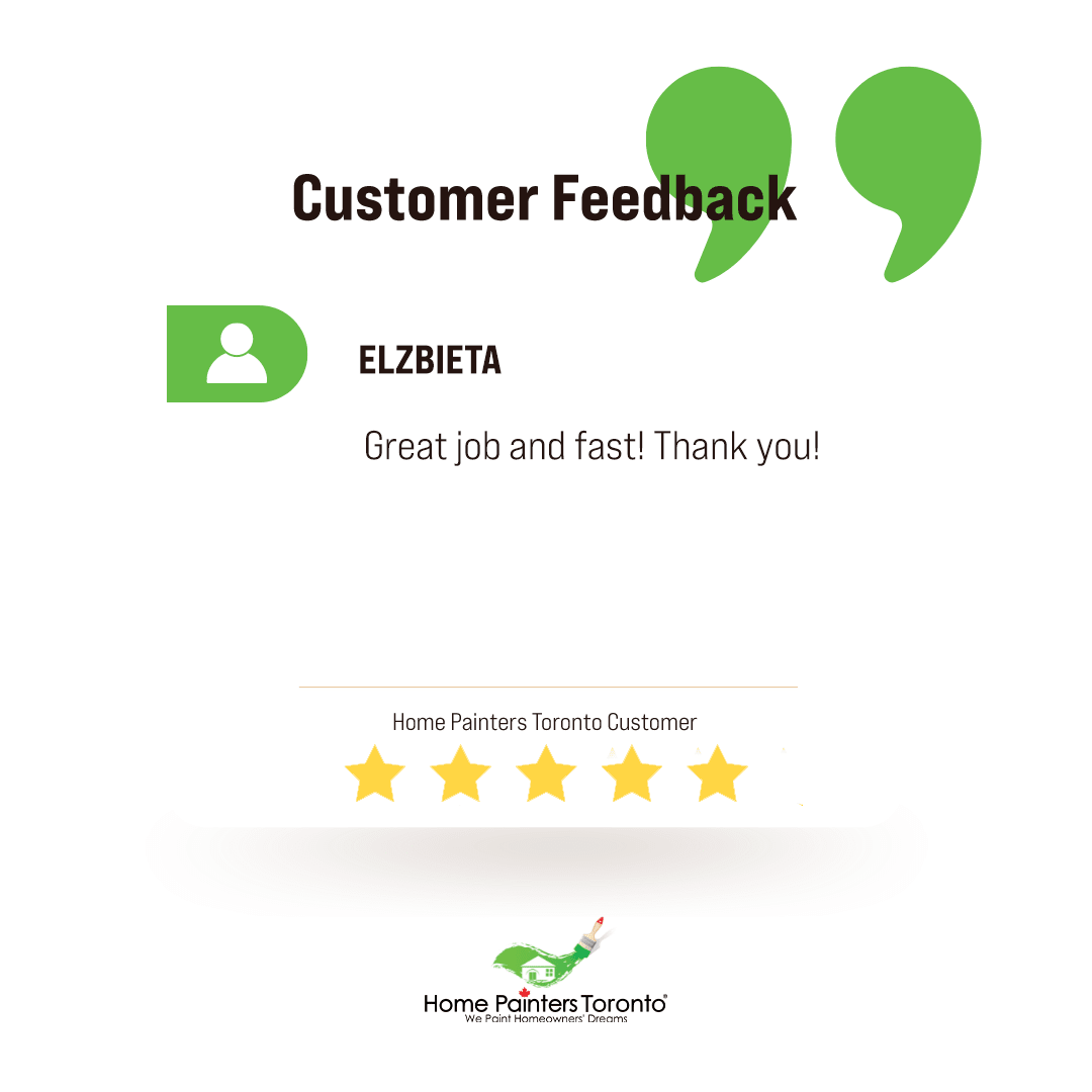 Another satisfied client of Home Painters Toronto. Your satisfaction is our priority! 

Get your FREE estimate now!
☎️ +1 (416) 494-9095
📧 Sales@HomePaintersToronto.com
🌐 homepainterstoronto.com 

#HappyCustomer #HomePaintersToronto