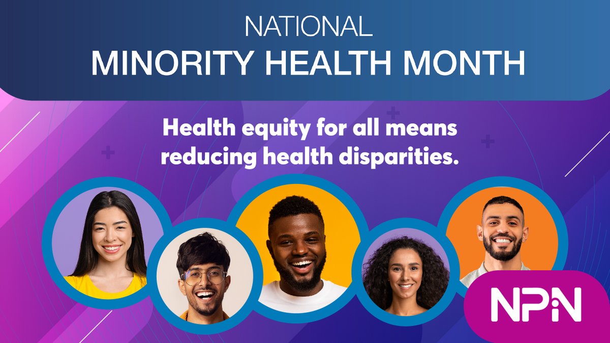 Despite prevention efforts, some groups of people are affected by health conditions more than others. When certain groups have higher rates of disease compared to others, it is considered a health disparity. Learn more: bit.ly/4acEoI2 #MinorityHealthMonth #CDCNPIN