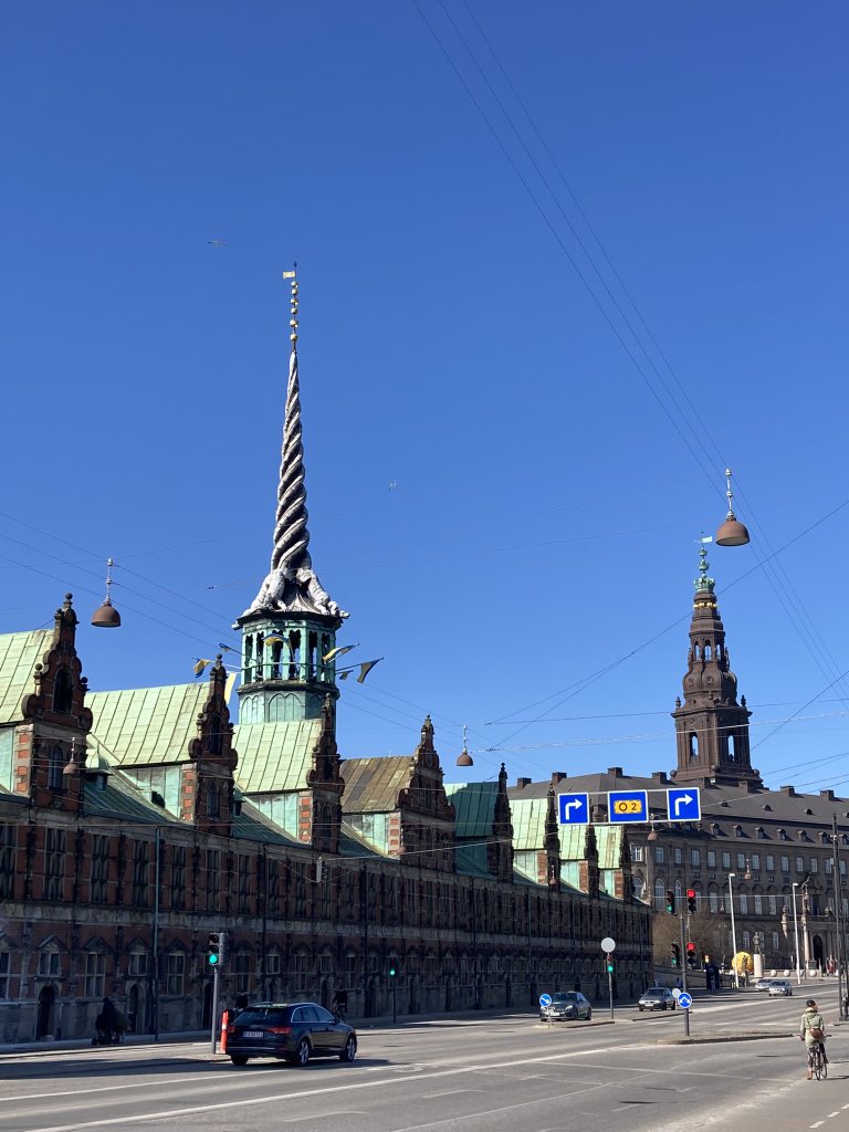 The Borsen, with its distinctive copper roof and dragon spire, was one of our favourite buildings in Copenhagen when we (inadvertently) visited the city in 2022. Gutted that it’s burned down irretrievably today 😢