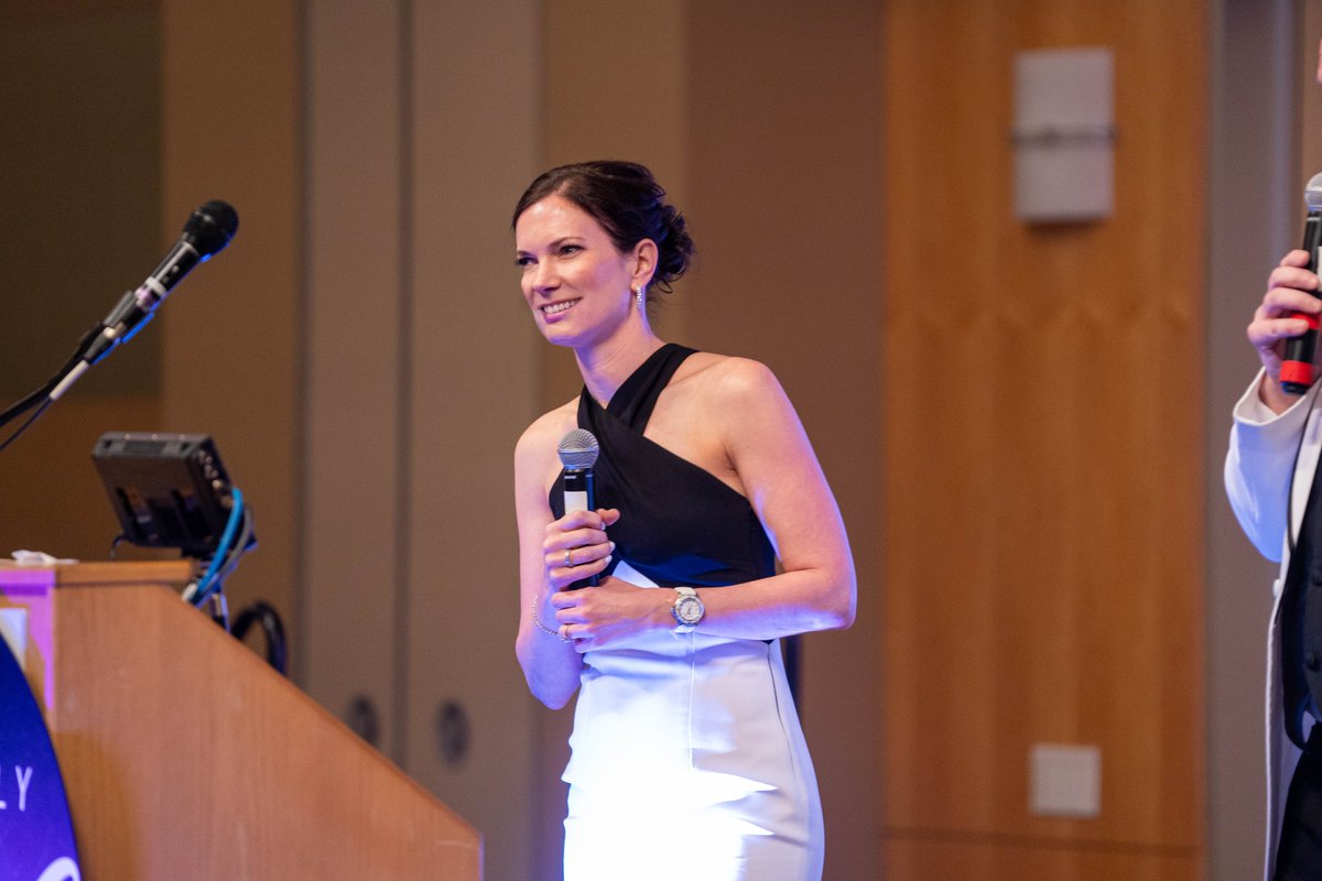 Our President & CEO Katie Thomas took the stage as MC at #HolyFamily's #CircleofCelebration fundraiser this past weekend. A night filled w/ inspiration, support & community spirit. Thank you, Katie, for your leadership & dedication to making a difference! #CommunitySupport