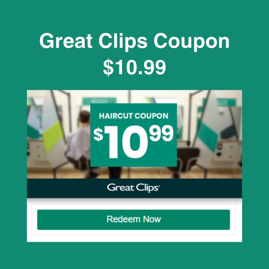 opcoupons's tweet image. $10.99 Great Clips Haircut Coupon
Grab the coupon and enjoy your haircut 
haircutcoupon.com/10-99-great-cl…