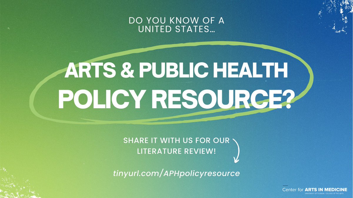UFCAM's tweet photo. We are seeking United States arts &amp; public health policy resources for our upcoming literature review!🤓

Have a resource to share? Click on the link below!🙌❤️

https://t.co/pNRvsqPVhZ https://t.co/XmkQEMyzgC