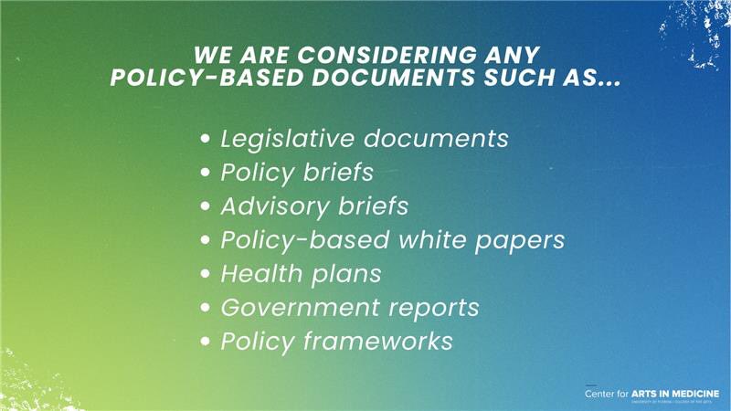 UFCAM's tweet photo. We are seeking United States arts &amp; public health policy resources for our upcoming literature review!🤓

Have a resource to share? Click on the link below!🙌❤️

https://t.co/pNRvsqPVhZ https://t.co/XmkQEMyzgC