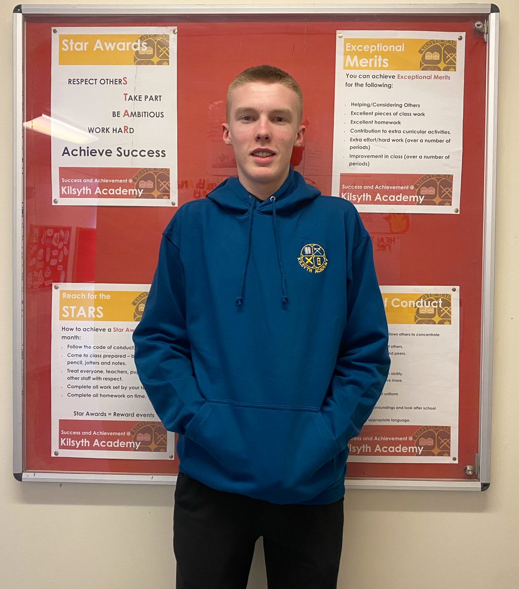 Well done to S6 Luke who is the first of this year’s cohort of recently qualified referees to start officiating youth football part-time outside of school! 👏🏻⚽️<a href="/KilsythAcademy/">Kilsyth Academy</a> @KAcaptains2023