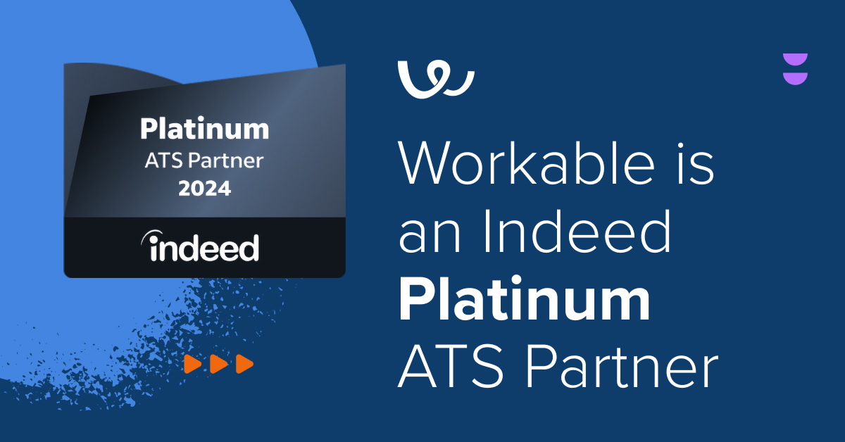 🥁 We are excited to announce Workable’s inclusion in @indeed's ATS Partner Program. As a two-time Platinum partner, we work closely with Indeed to build reliable integrations that optimize your hiring process. hubs.ly/Q02s_-kd0