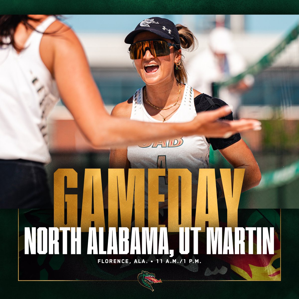 𝐈𝐓'𝐒 𝐆𝐀𝐌𝐄𝐃𝐀𝐘! The Blazers are back in action today with matches against UNA and UT Martin in Florence. UAB's match against UNA can be seen on ESPN+ at 11 a.m. ESPN+: espn.com/watch/player/_… #WinAsOne