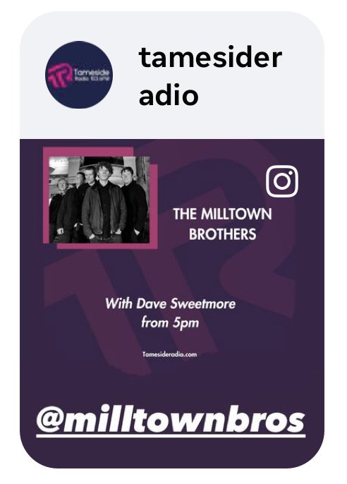 Simon is on the radio today! Tune in from 5pm @davesweetmore on @tamesideradio