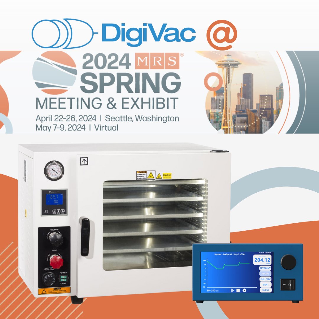 Check out Ai's 0.9 CuFt Vacuum Oven + DigiVac's SNAP vacuum controller @ #S24MRS!
#digivac #acrossinternational #vacuumoven #vacuumdrying #vacuumcontroller #vacuumscience #vacuumtechnology #optimization #SNAPvacuumcontroller #stem #science #materialsresearch #technology #product