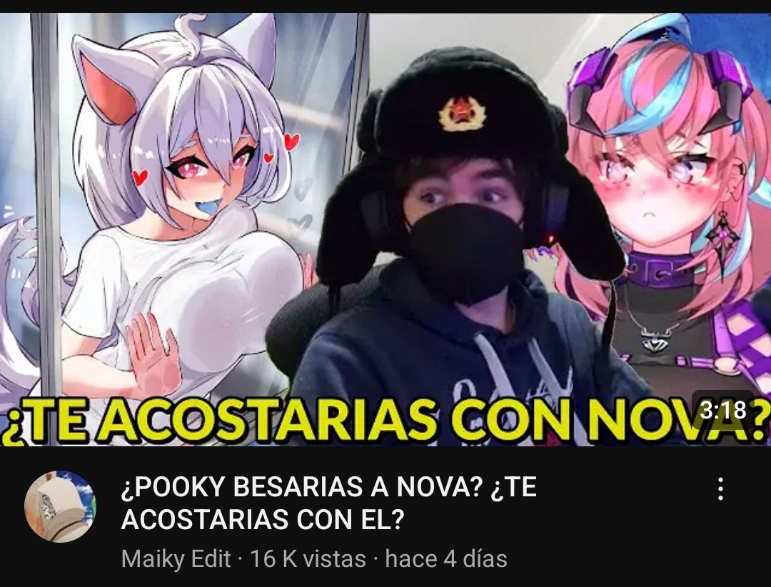 Yt?? Por qué me recomiendas esto??? IRE QUÉ HICISTEEE AAA jsajajdus Y ESA IMAGEN MÍA POR QUEEE NOOOooo