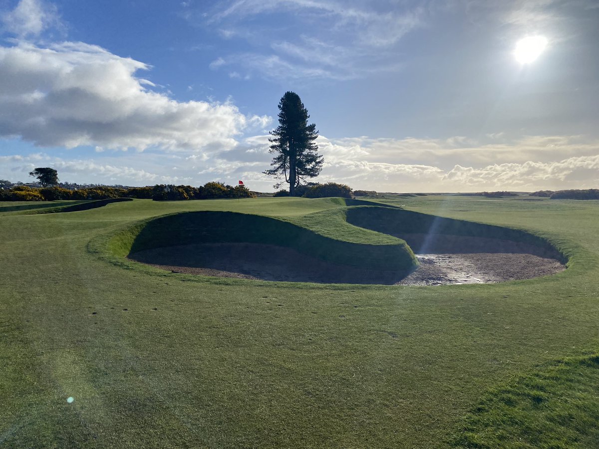 SkyCaddieSteve's tweet photo. Completed the check & gps updating of the Championship course @carnoustiegolf this morning #gpsaccuracy #groundmapping https://t.co/EpKCXab6Ni