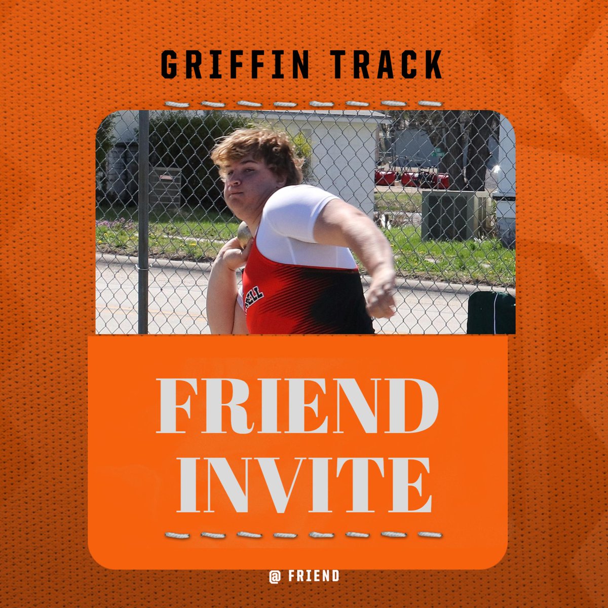 It's a wet day as the Griffin Track teams compete at the Friend Invite.  Good Luck!!  #griffinpride