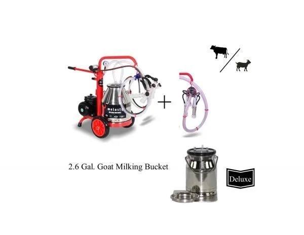 Double Cow Milker TK2-2PS Twin 8 Gal Buckets 
mittysupply.com/.../double-cow…
#melasty #goatmilking #cowmilk #cowmilkingmachine #CreamSeparator #dairyfarming #mittysupply #milk #milkproduction #dairyfarms #milking #milkingcows #milkinggoats #goatmilkingmachine #cows #goats