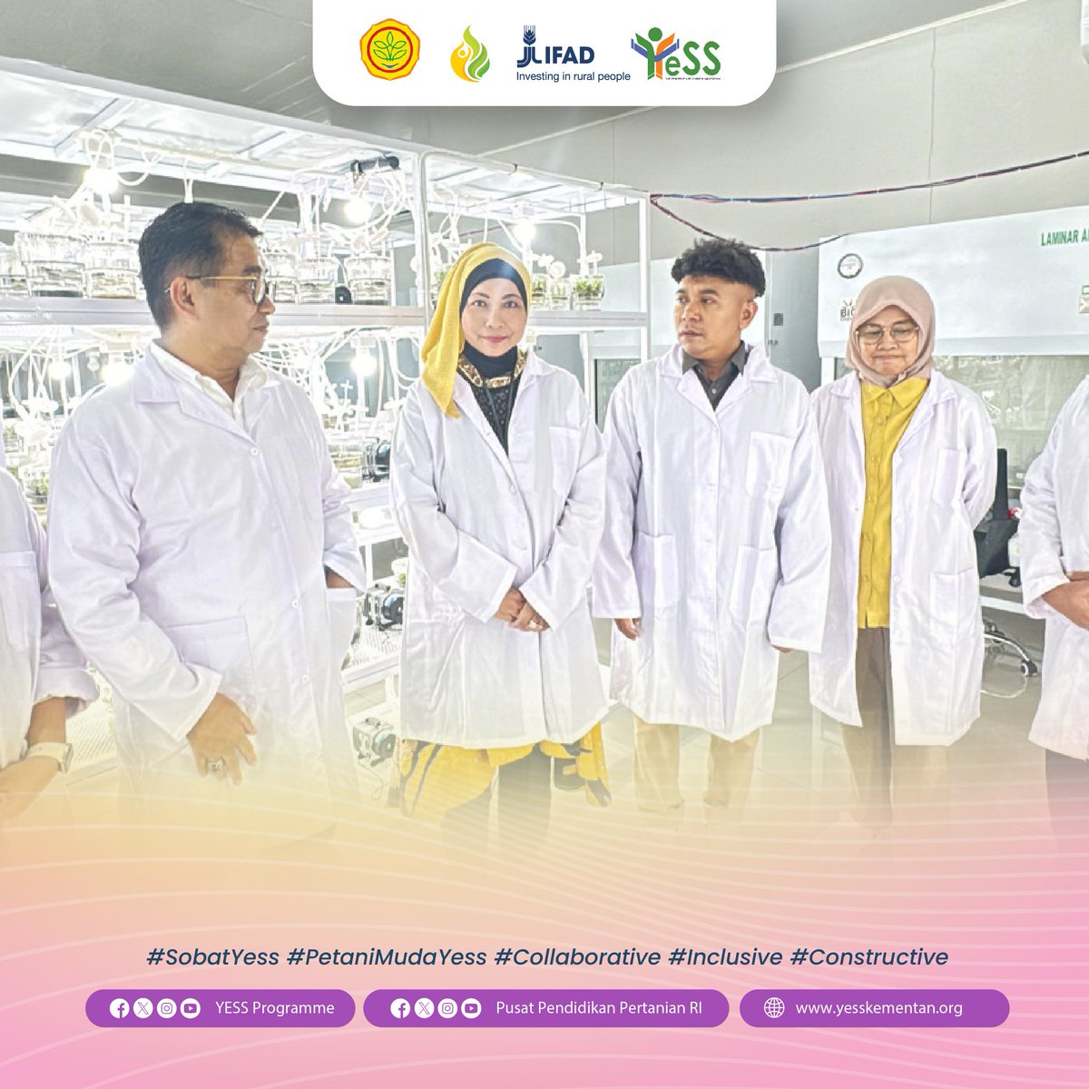 yessprogramme's tweet photo. Halo #SobatYESS
Dalam upaya memperkuat ketahanan pangan di Ibu Kota Negara (IKN) Nusantara, para petani milenial, (DPM) dan (DPA) bersama dengan Young Ambassador Program YESS menyatakan komitmennya untuk memberikan dukungan.
#YESSProgramme #BPPSDMP #Pusdiktan #Kementan #Ifad https://t.co/t6zGDqwr4A