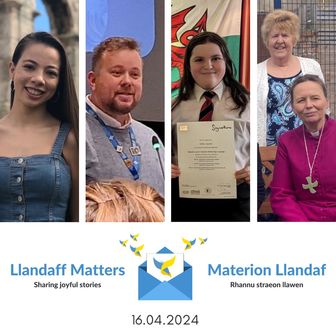 Materion Llandaf / Llandaff Matters bit.ly/3UiXas9 We are delighted to bring you news from around the diocese: ✅Meet this year’s new Deacons ✅Creating a Nation Free of Domestic Abuse ✅BSL Certificates in the Rhondda ✅Mental Health, Mud and Time with God … and more