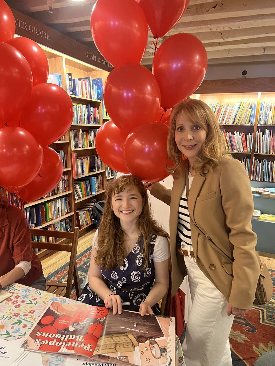 PENELOPE’S BALLOON IS OUT IN THE WORLD TODAY!!! See her in a book store near you! Thanks to everyone who has helped me along this journey—there are a lot of you. 😊 🎈