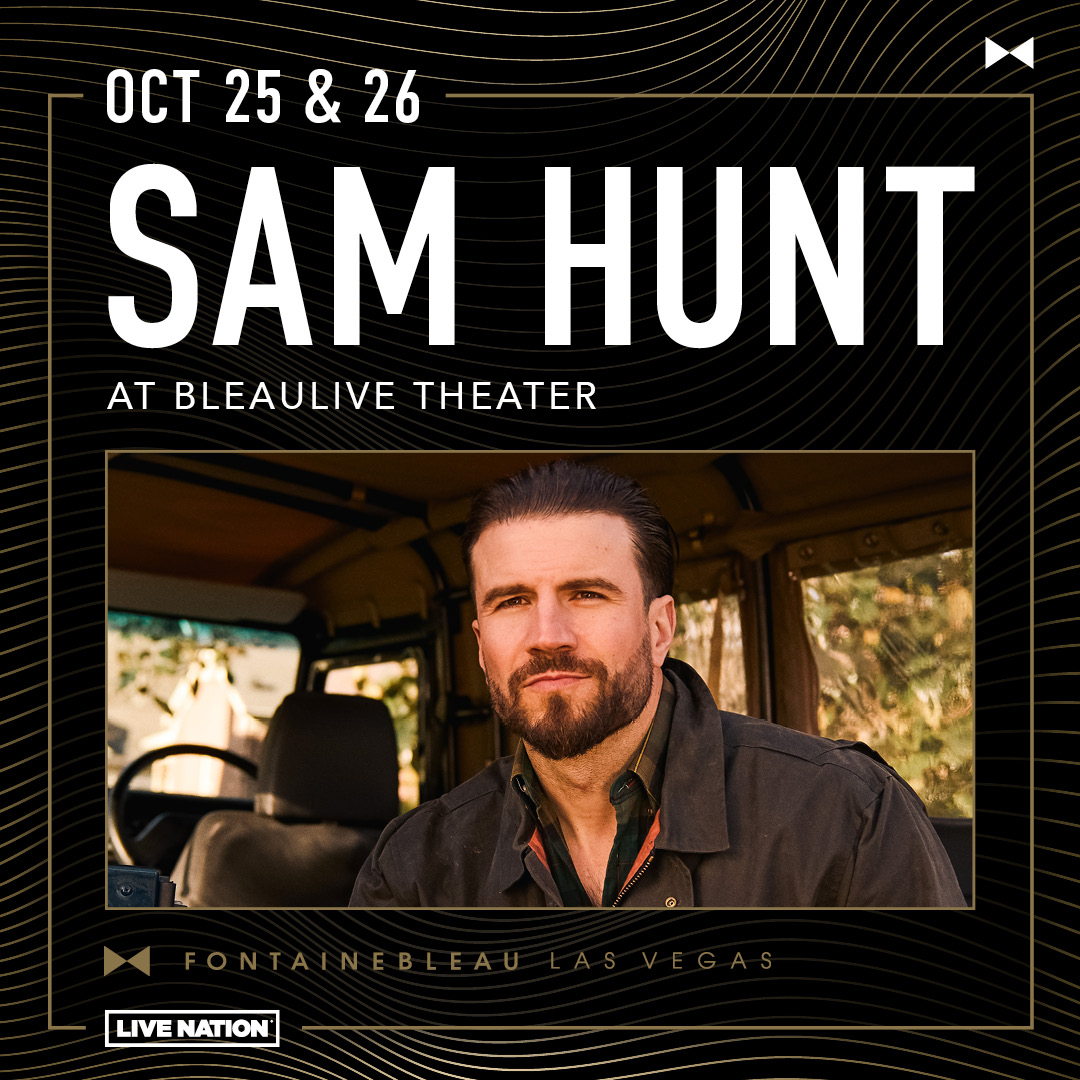 We're heading to the iconic @fblasvegas on October 25th & 26th. Tickets go on sale this Friday, April 19 at 10 AM PT at samhunt.com/tour