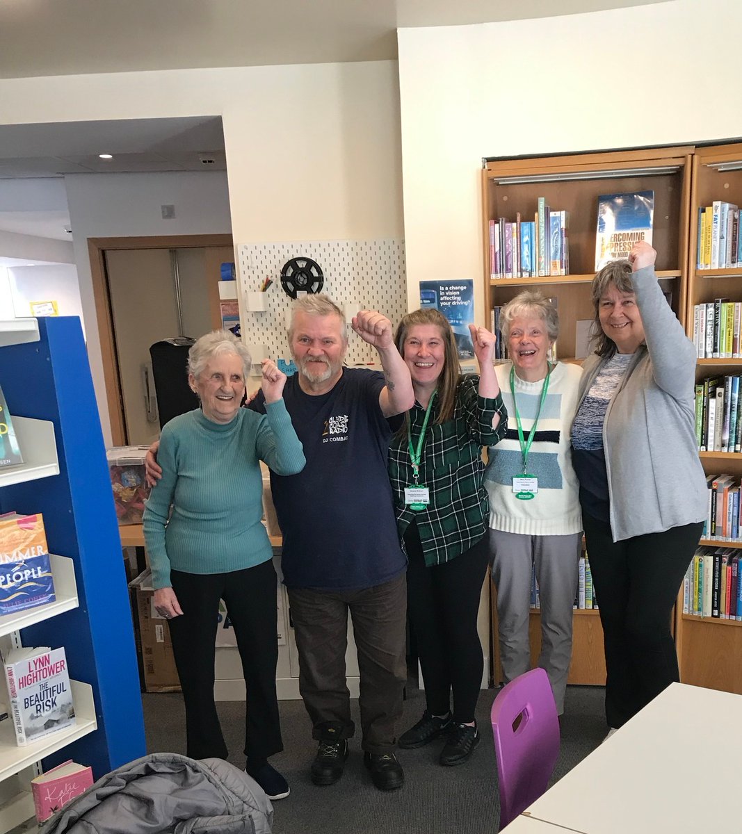 Josie and Billy had some good news to tell us today... They both are now in remission! 💚🤩🥳 

If you or anyone you know is affected by Cancer, why not come along for a cuppa and blether? 

Port Glasgow Library every Tuesday, 1pm to 3pm! 😃

#Inverclyde #InverclydeCares