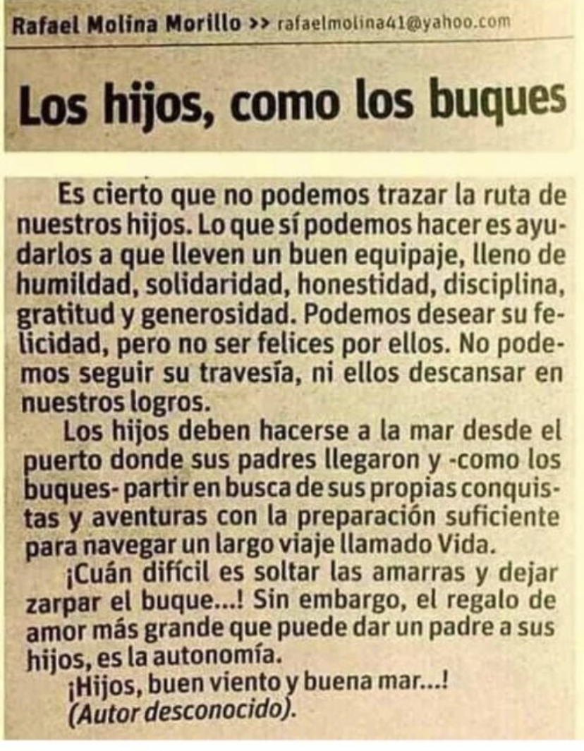 #LosHijos #ComoLosBusques #LoQueSiPodemosHacerEs #Ayudarlos #Humildad #Solidaridad #Honestidad #Disciplina #Gratitud #Generosidad #Frases #Reflexiones #Motivación #FraseDelDía #ImágenQueMotiva #ImágenDelDía #FollowMe #Sigueme #SiguemeYTeSigo #SiguemeYTeSigoDeVuelta