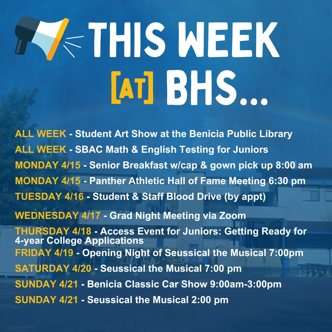 Benicia High School (@beniciahighbhs) on Twitter photo 