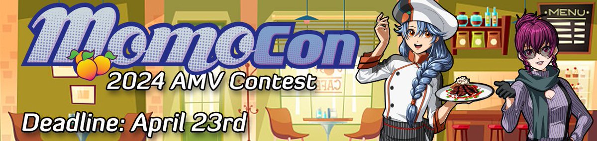 MomoCon's AMV Contest Deadline is 1 week away! Finalists receive a free 4-day membership, and $1,200 in prizes to the winners! momo.amvawards.org/Rules We accept entries from all forms of animation and video games including #Genshin, #arcane, #HazbinHotel, and #RWBY