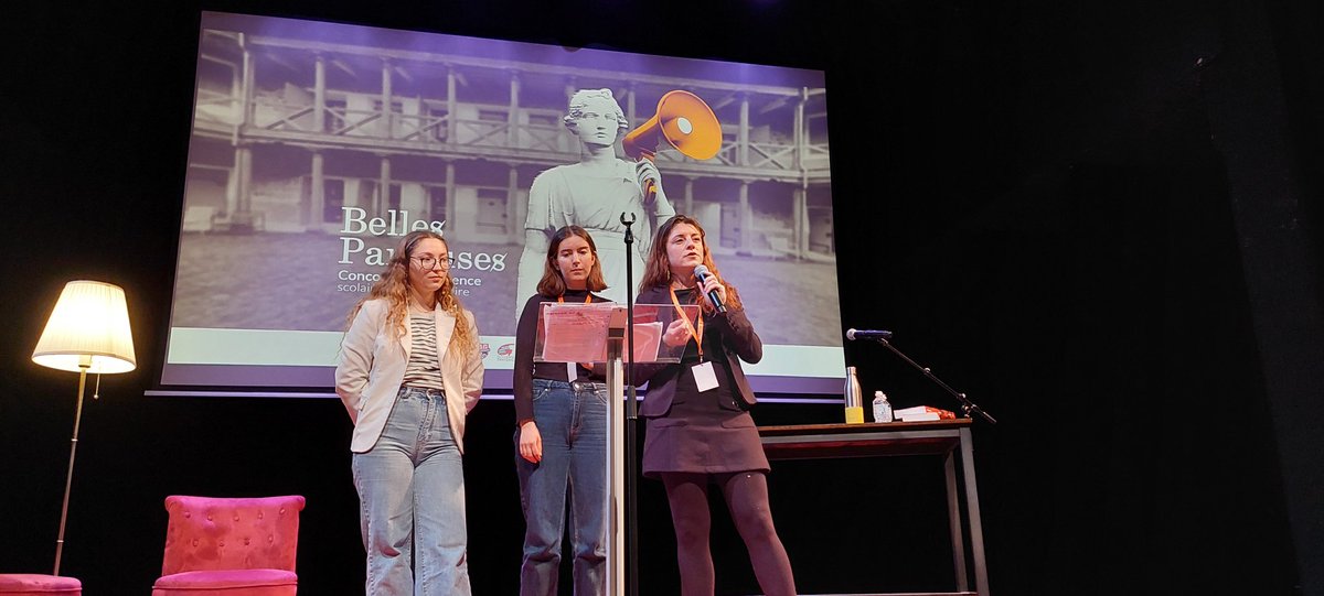 Félicitations à Pauline et Yaelle, les lauréates du deuxième concours d'éloquence de #guingamp Les Belles Parleuses. Et merci à <a href="/LeCnam_Inseac/">Le Cnam #InsEAC</a> de m'avoir fait vivre cette belle aventure dans le jury, pour la seconde fois.