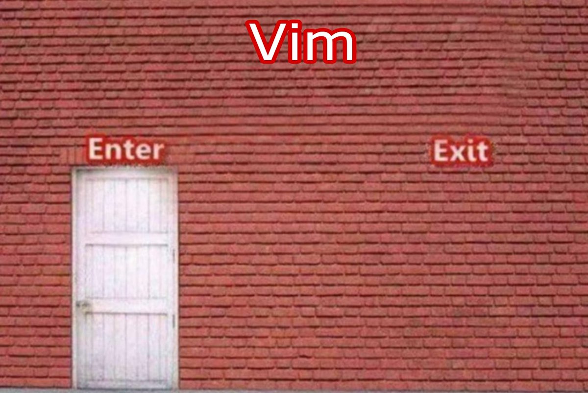 Does anyone know how to exit vim?