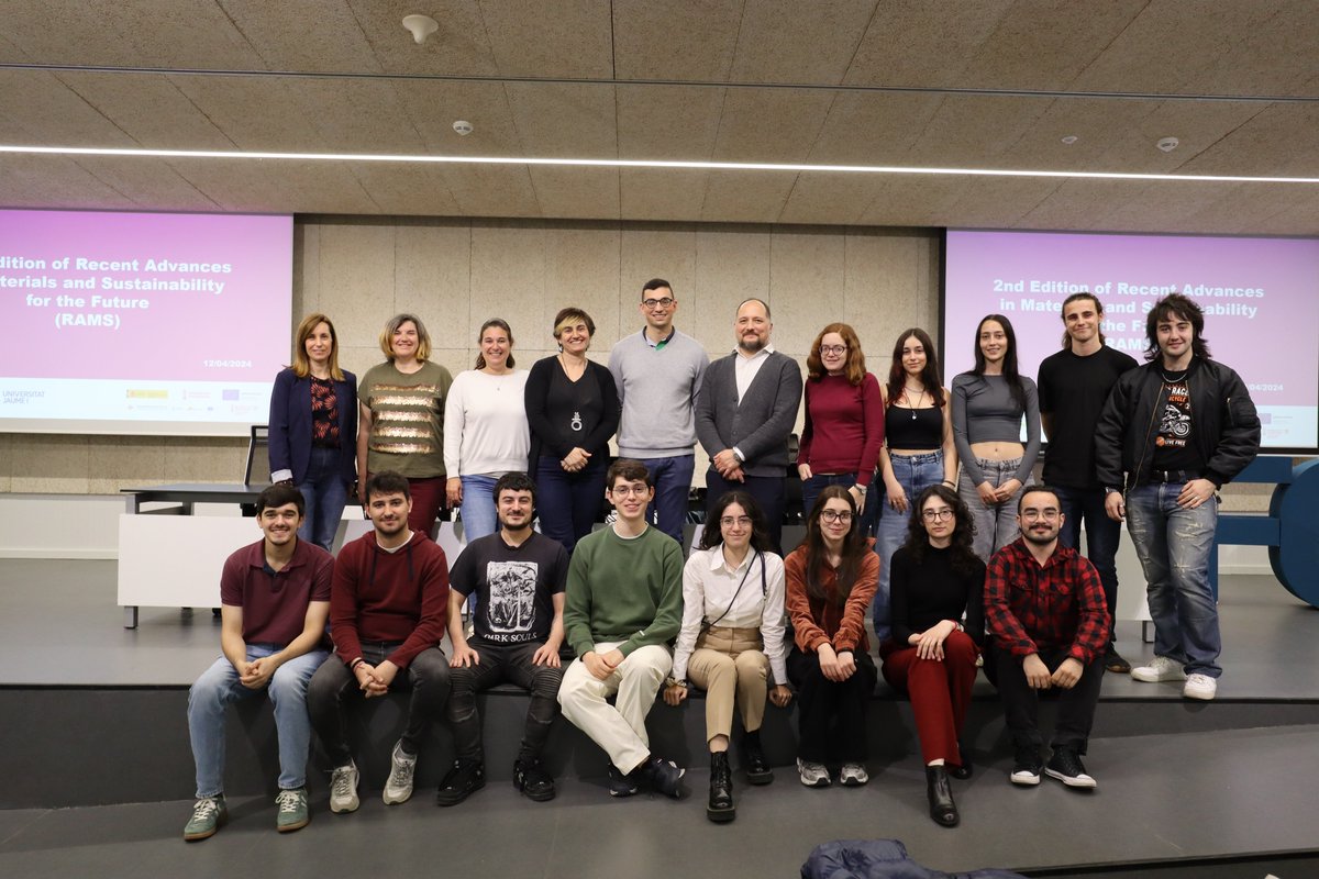 We would like to thank the participation of the students and professors from the Universitat Europea de València in the 2nd Edition of Recent Advances in Materials and Sustainability for the Future!!!