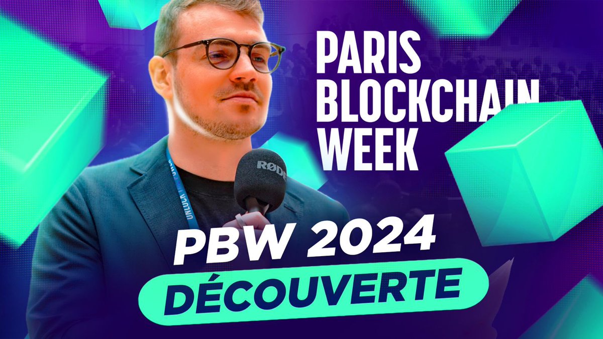 🎥✅[Nouvelle vidéo] Paris Blockchain Week 2024 Je passe le micro à 25 projets présents à l’événement, dans une vidéo de 15 minutes. Lien: youtu.be/gA__fWz7I4k