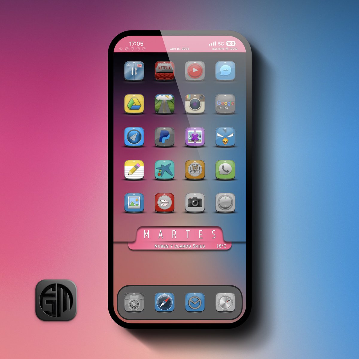 Good Afternoon🙋🏽‍♂️📱13 Pro Max🕺🏽YoorWeather😍🔥by @JCRocky5 M and ShowAE🔥😍by @SeanKly beautiful Flossy icons😍by the great @SteveMeyer420 SWAapp by @TeboulDavid1 wall by mi carnal @alex2clemente Over lay by @kyawthihaphyo @EliseMihael @UtdAll @thgr34td4n3 @Leonel182520 @luis9_49