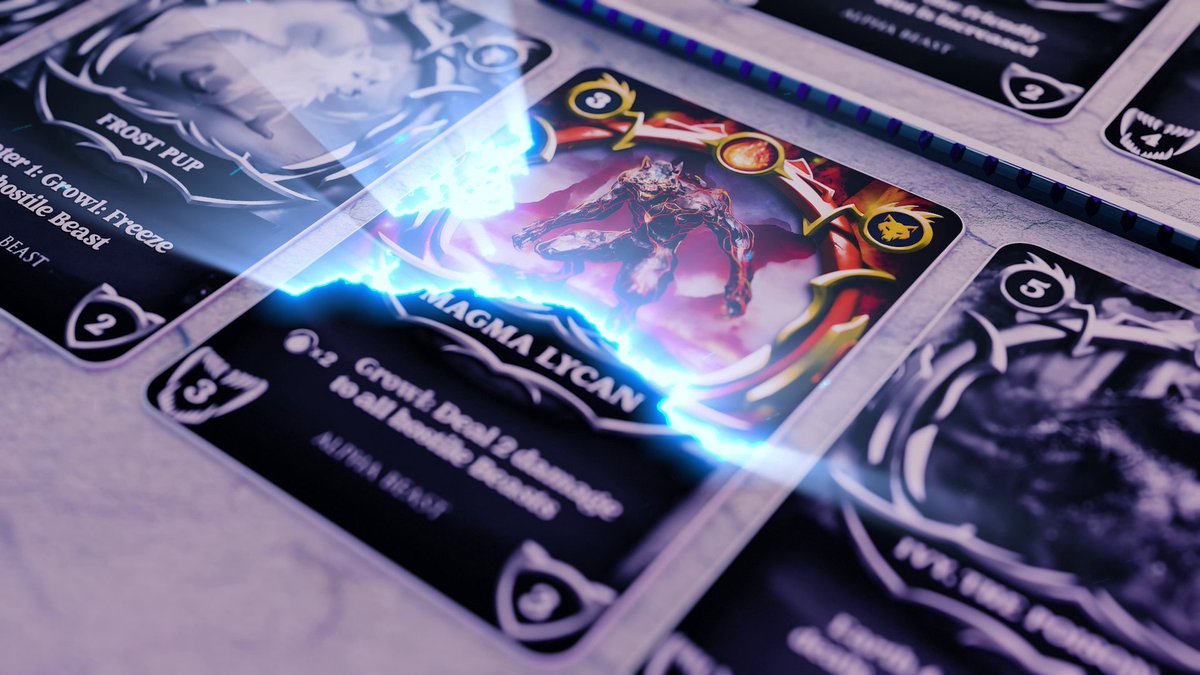 Shiryo_Official's tweet photo. Dive into the mystical world of Shiryo 🐺, our #BlockchainTradingCards are not just collectables, they're the key to an epic werewolf adventure game. Did you know each card is as unique as a snowflake? Start your collection now. #Shiryo #CryptoGaming #ERC20 https://t.co/12ZvWBBnDO