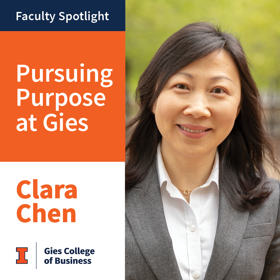 Clara is the Lillian and Morrie Moss Distinguished Professor of Accountancy in the Department of Accountancy at @giesbusiness. Her research focuses on management accounting and management control systems. bit.ly/3xlX0HE