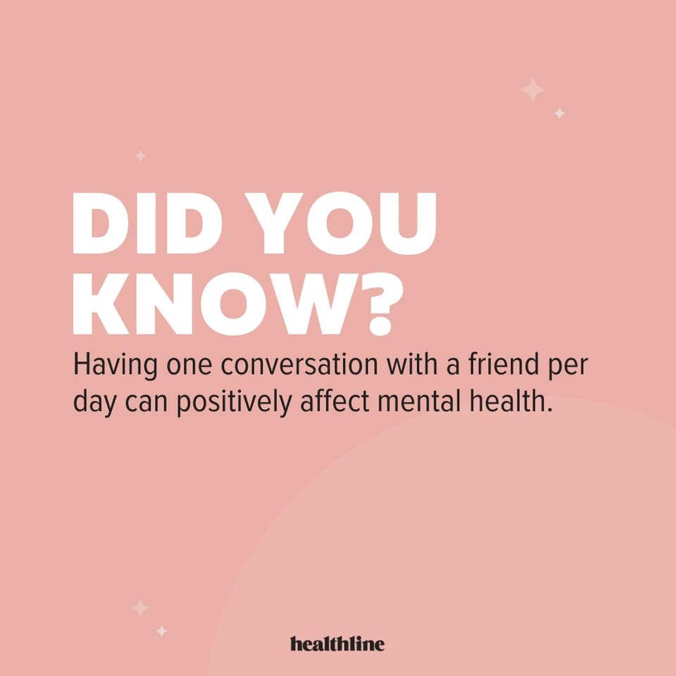 A recent study has shown that something as simple as intentionally reaching out to a friend can positively affect overall mood and behavior, emphasizing just how important human connection is to one’s overall health. 💛 ter.li/5skpvf