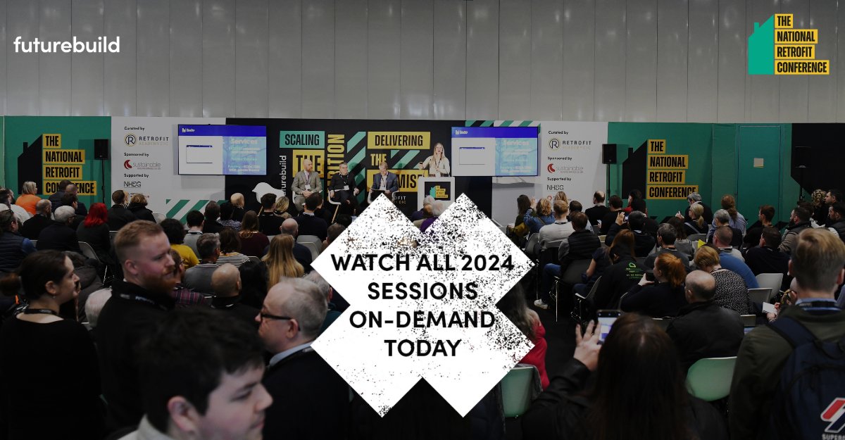 Sustainability was at the forefront of conversations within the National Retrofit Conference, curated by #TheRetrofitAcademyCIC. The sessions were packed across all 3 days of the show. Missed Futurebuild? Watch all sessions on-demand at your leisure bit.ly/3Jj5BxB