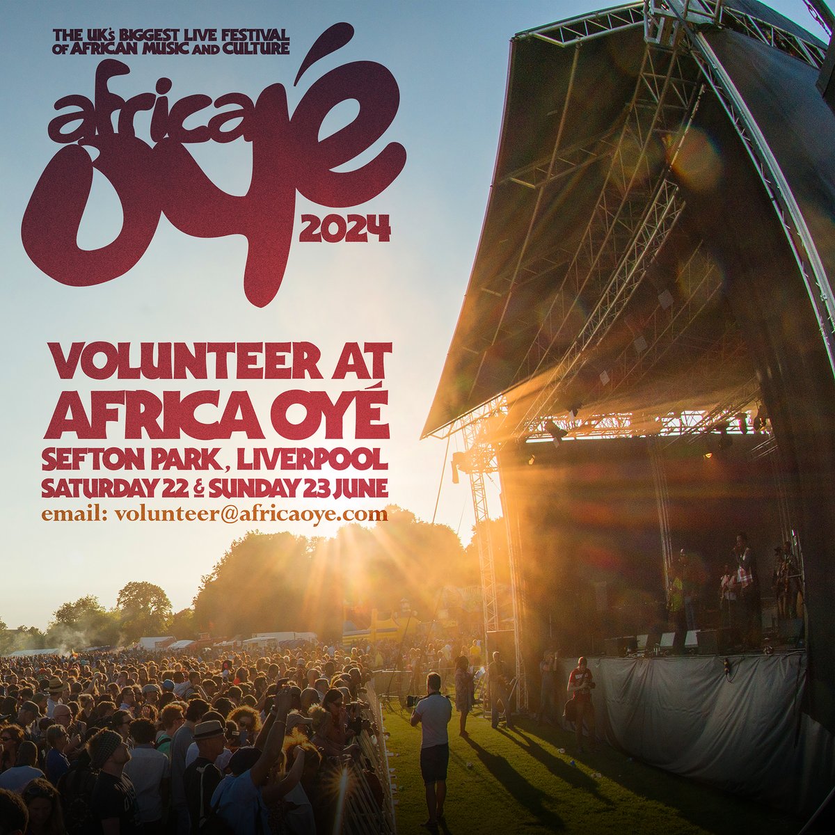 'We want to make sure that everyone who's enjoying our free festival has the chance to show their appreciation by donating whatever amount they can & we can only make that happen with a dedicated team of volunteers on site interacting with the audience.' tinyurl.com/34zb4fty
