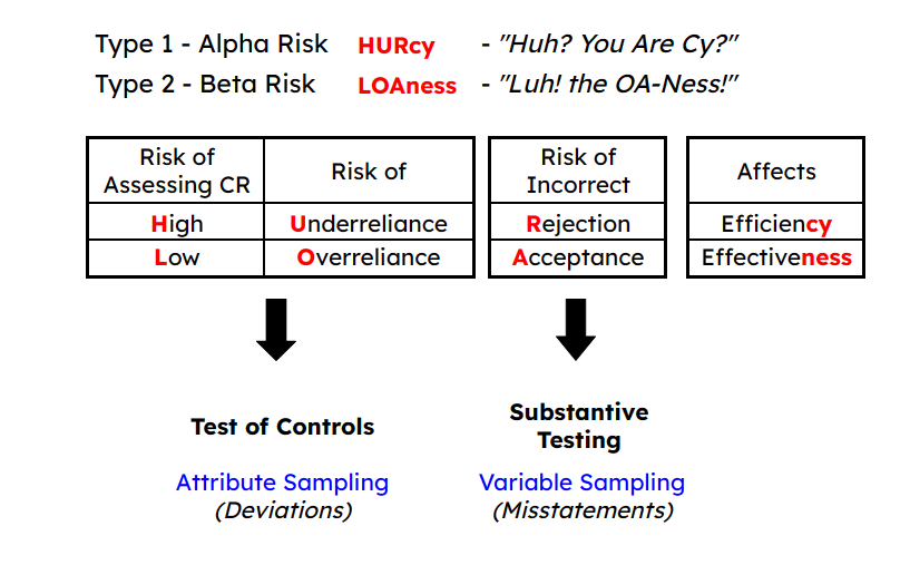 📌 Summary of Sampling Risks 

this might help u guys hehe pls correct me if ever may wrong