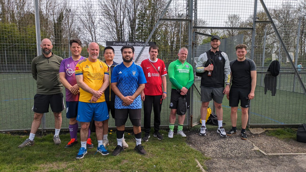 MentalHealthUtd's tweet photo. Football in many different formats last week.

- 3 football therapy sessions
- 1 futsal therapy session
- 1 intraclub eleven a side tournament

Overall 105 participants.

Blowing our own trumpet but people from all walks of life need these places to play footy and meet people. https://t.co/6jIiv88YKW