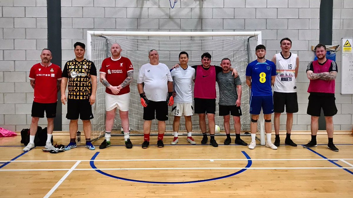 Football in many different formats last week.

- 3 football therapy sessions
- 1 futsal therapy session
- 1 intraclub eleven a side tournament

Overall 105 participants.

Blowing our own trumpet but people from all walks of life need these places to play footy and meet people.