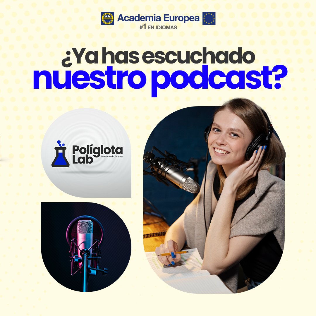 ¡Sumérgete en el mundo de los idiomas con #PolíglotaLab🔬! ¿Ya le diste play?🎧