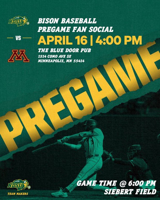 ‼️ Pregame fan social is canceled. Due to today’s expected rain, our game against Minnesota has been canceled. We hope to see you next time!