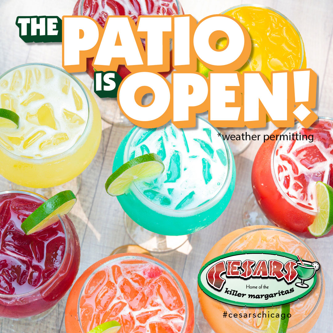 Our patio is now open ☀️🌇 Weather permitting of course 😎

It's time to finally enjoy the warm beautiful weather we've all been craving.

See pictures, learn more, and get directions - ow.ly/Rg9850RheBl

#cesarschicago #patioseason #patiobar #patioweather #patiodining