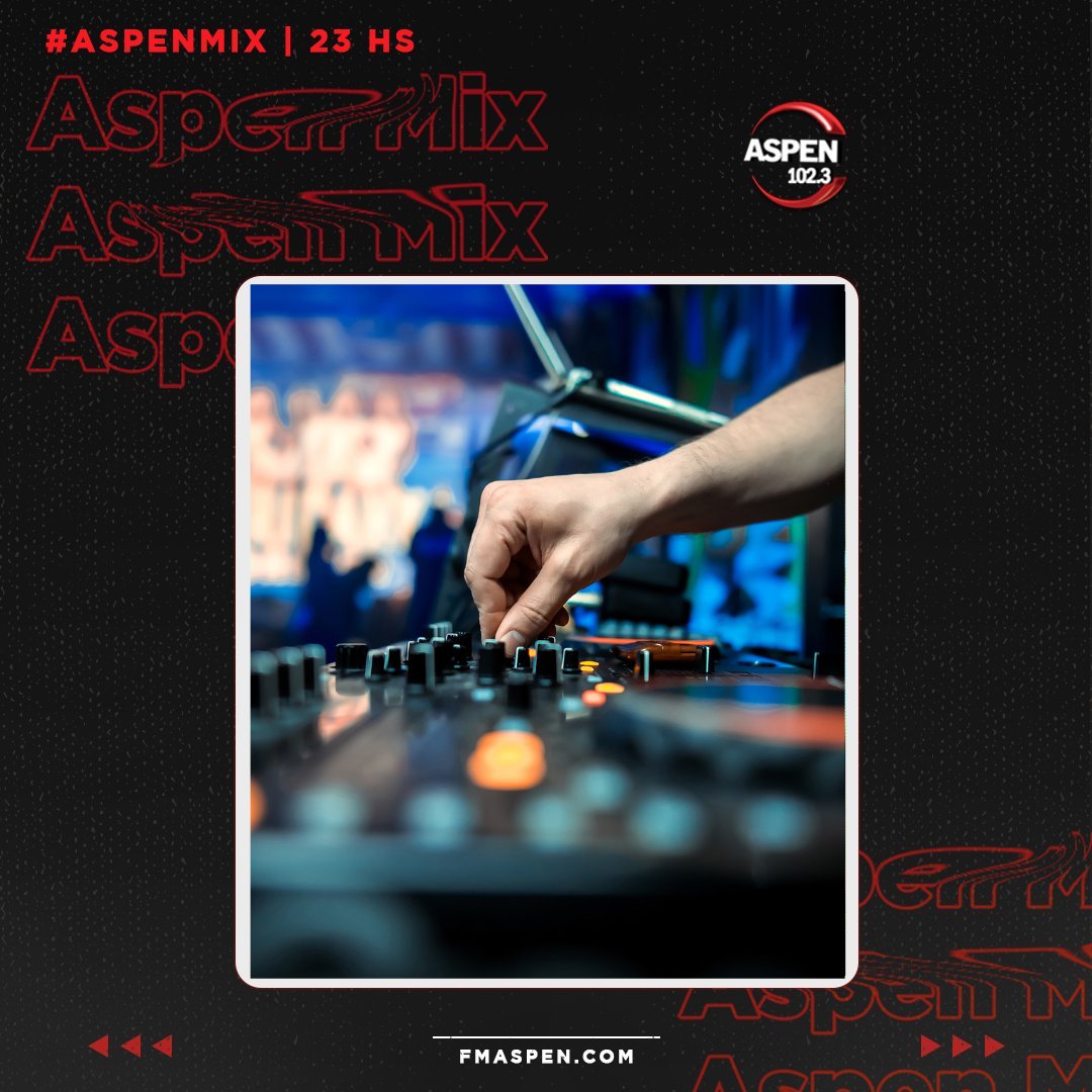 🎧 AL AIRE 🎧 #AspenMix by @SarapuraDJS, el lado mix de la mejor música del mundo 🔝 📻 ASPEN 102.3 y 📲 FmAspen.com